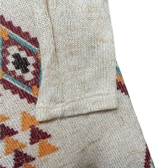 SCULLY Aztec Patterned Knit Sweater Size Small - Picture 4 of 7